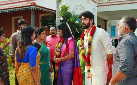 புதிய திருப்பங்களுடன் மகாநதி சீரியல்- காவேரியின் திருமண வரவேற்பு வந்த குடும்பத்தினர்