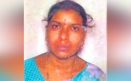 மகனை பள்ளியில் விட்டு வீடு திரும்பிய பெண்ணுக்கு நேர்ந்த சோகம்