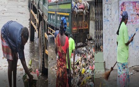 காஞ்சி : பாதுகாப்பு உபகரணங்கள் கோரும் தூய்மைப் பணியாளர்