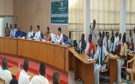 தூர்வாரப்படாத கே.ஈச்சம்பாடி அணைக்கட்டு கால்வாய்  - ஆட்சியரிடம் புகார்