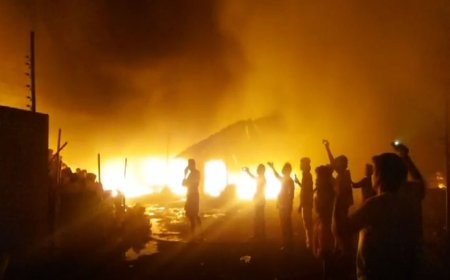 பிளாஸ்டிக் பொருட்கள் தயாரிப்ப்பு கம்பெனியில் பயங்கர தீ