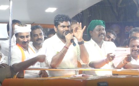 தமிழகத்தில் 4,700 கோடி அளவில் மணல் கொள்ளை நடந்துள்ளது- அண்ணாமலை பேச்சு