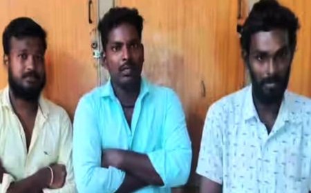 விபத்தில் சிக்கியவரின் இரு சக்கர வாகனத்தை திருடிய மூவர் கைது