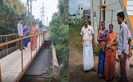 ஸ்ரீபெரும்புதூர் வெள்ள பாதிப்பு -.பேரூராட்சிகள் இயக்குனர் ஆய்வு