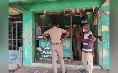 தஞ்சாவூர்:மதுபான கடையின் பூட்டை உடைத்து கொள்ளை