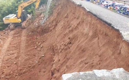 திருத்தணி முருகன் கோயில் மலைப்பாதையில் மீண்டும் மண் சரிவு