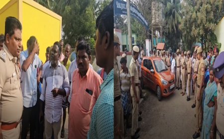 விமான நிலைய திட்ட எதிர்ப்பு போராட்டம் - கிராம மக்களிடம் பேச்சுவார்த்தை