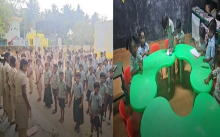 ஏகனாபுரம் மாணவர்களின் பள்ளி புறக்கணிப்பு போராட்டம் வாபஸ்