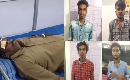 அரசு பேருந்து  கண்டக்டரைத்  தாக்கிய 4 மாணவர்கள் கைது