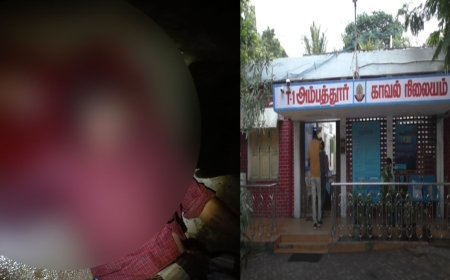 அம்பத்தூர்: தொழிலாளி மதுபாட்டிலால் குத்திக்கொலை