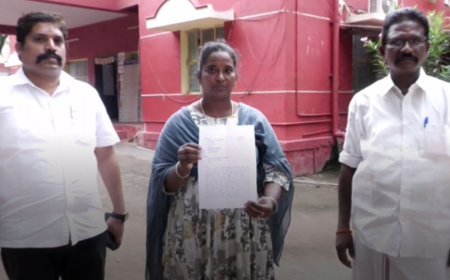 பெண்ணின் வயிற்றில் மருத்துவ பொருளை  வைத்து நடத்தப்பட்ட அறுவை சிகிச்சை