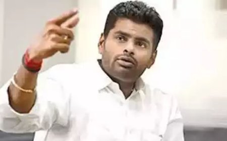 "பிரதமர் நாற்காலியில் அமர ஒரு தகுதி வேண்டும்; அந்த தகுதி உள்ள ஒரே நபர் ........."   -  அண்ணாமலை