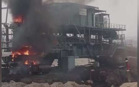 நெய்வேலி என்எல்சி இரண்டாவது சுரக்கத்தில் திடீர் தீ விபத்து