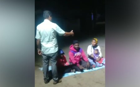 தஞ்சை: போக்குவரத்து கழக பணிமனைக்குள்  குடும்பத்துடன் மெக்கானிக் போராட்டம்