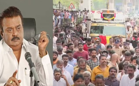 தேமுதிக தலைவர் விஜயகாந்த் காலமானார் -கண்ணீர்க் கடலில் தொண்டர்கள்