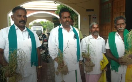 சம்பா சாகுபடிக்கு தண்ணீர் திறக்க கோரி குறைதீர்க்கும் நாள் கூட்டத்தில் விவசாயிகள் வெளிநடப்பு