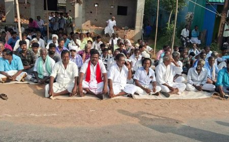 பண்ருட்டி அருகே கிராமத்தை தனி ஊராட்சியாக அறிவிக்கக்கோரி உண்ணாவிரதம்