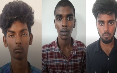கஞ்சா போதையில் கத்தியை காட்டி மிரட்டிய 3 இளைஞர்கள் கைது