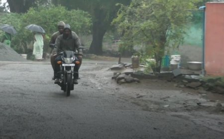 அரூர் சுற்றுவட்டார பகுதிகளில் பரவலாக சாரல் மழை-விவசாயிகள் மகிழ்ச்சி