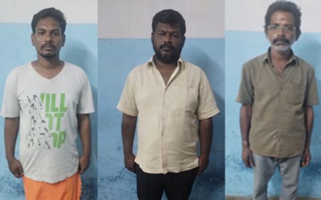 பெண் காவலரை தகாத வார்த்தைகளால் திட்டி சண்டையிட்ட  இந்து முன்னணி நிர்வாகி உள்பட 3 பேர் கைது