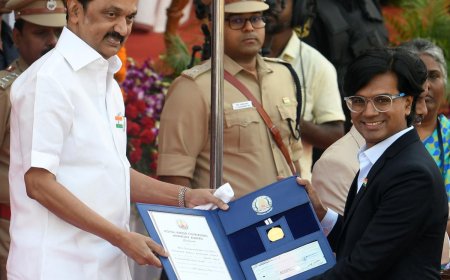 ஸ்டாலின் வழங்கிய விருது .. கொந்தளிக்கும் பாஜக மாநில தலைவர் அண்ணாமலை ..