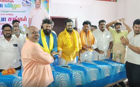 புகழ்ந்து தள்ளிய ரோபோ சங்கர்.. நெகிழ்ச்சியில் சிகை கலைஞர்கள் !