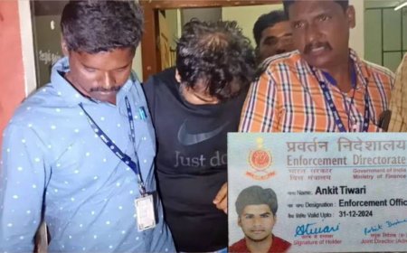 அமலாக்கத்துறை அதிகாரி அங்கித் திவாரியின் ஜாமின் மீண்டும் தள்ளுபடி!!!