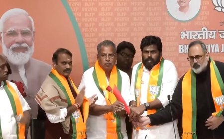 அண்ணாமலை டெல்லி பயணம்-15 முன்னாள் எம்.எல்.ஏக்கள் பாஜகவில் இணைப்பு