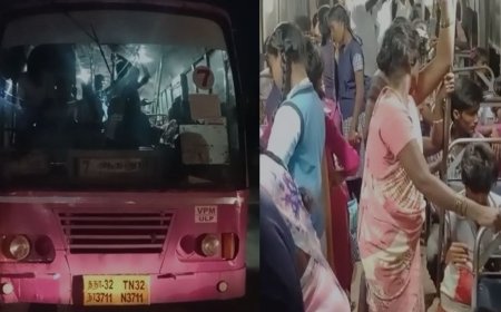 இரவில் லைட் எரியாமல் நடுவழியில் நின்ற அரசு பேருந்து-150 பயணிகள் தவிப்பு