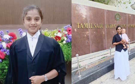 23 வயதில் சிவில் நீதிபதி.. குழந்தை பெற்று 2வது நாளில் தேர்வெழுதச் சென்ற பெண்