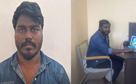 பேஸ்புக் விளம்பரத்தால் ரூ.55 லட்சம் இழந்த வங்கி ஊழியர் - இளைஞர் கைது