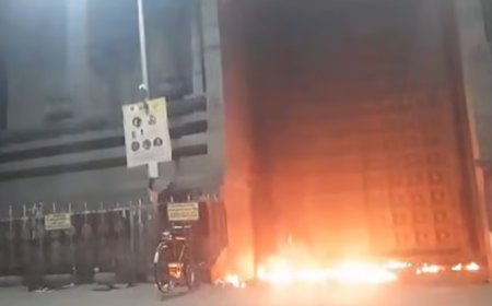 மயிலாப்பூர் கோயில் வாசலில் பெட்ரோல் ஊற்றித் தீவைத்த நபர் கைது