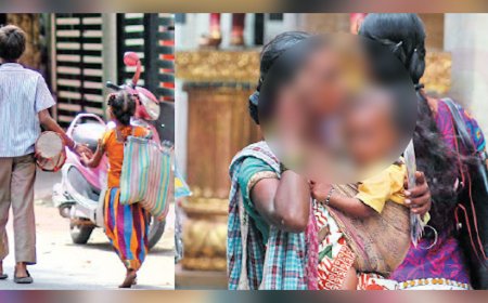 ஒரே மாதத்தில் லட்சாதிபதி - பிள்ளைகளைப் பிச்சை எடுக்க வைத்த கொடூர தாய்  கைது