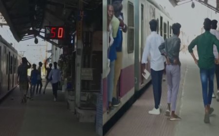 கல்லூரி மாணவர்கள் மோதல்-ரணகளமான ரயில்நிலையம்