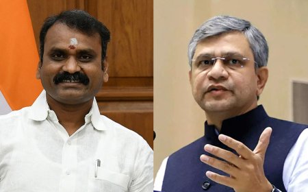 மாநிலங்களவை எம்.பி போட்டியில் எல்.முருகன், அஸ்வினி வைஷ்ணவ்...