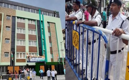 திரிணாமூல் அலுவலகத்தில் பெண் தொண்டர்களிடம் தொடர் அத்துமீறல் !! ஊடகத்தினரை குற்றம்சாட்டும் போலீசார்...