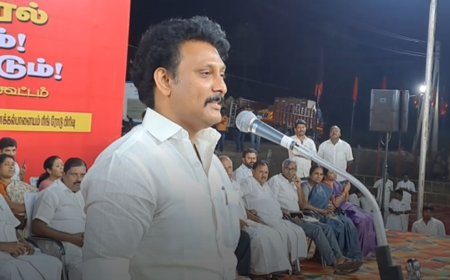 கொள்கை பலம் உள்ளவரை பாஜகவினரை அச்சப்படுத்திக் கொண்டே இருப்போம் - அன்பில்