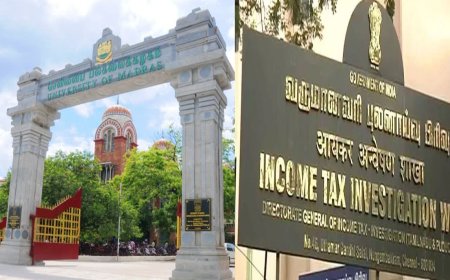 சென்னை பல்கலைக்கழக வங்கிக் கணக்குகள் முடக்கம் - வருமானவரித் துறை நடவடிக்கை