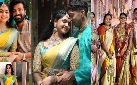 ஆஹா.. ஆஹா.. கல்யாணம்...கோலாகலமாக நடந்த விஜயகுமார் பேத்தியின் திருமணம்... 