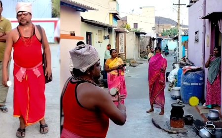 ஜக்கம்மாவாக வந்த திமுக நிர்வாகி... விபூதி அடித்து அனுப்பிய பெண்கள்!