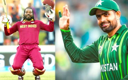 கெயிலை பின்னுக்குத் தள்ளிய பாபர் ஆஸம்! - டி20 கிரிக்கெட்டில் அபாரம்