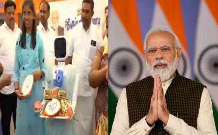 திருப்பூருக்கு வரும் பிரதமர் மோடி... ரோபோ மூலம் பிட் நோட்டீஸ் வழங்கிய பாஜகவினர்..!