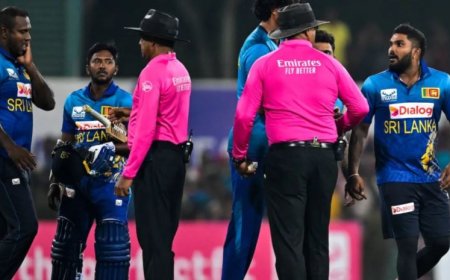 "வேறு வேலை இருந்தா பாருங்க..!" அம்பயர்-ஐ போட்டு விளாசிய இலங்கை கேப்டன் !!