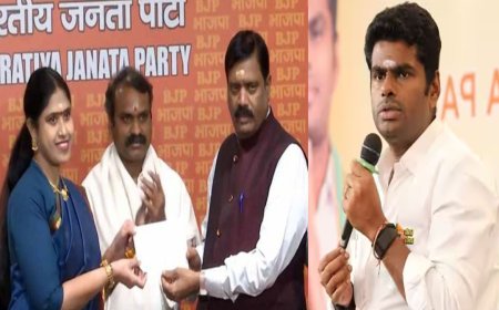 விஜயதரணியால் பாஜக வளர்ச்சியடையும்! - அண்ணாமலை நம்பிக்கை...