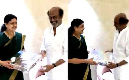 “அரசியல் கேள்வி வேண்டாம்” - சசிகலா நிகழ்ச்சியில் ரஜினிகாந்த்