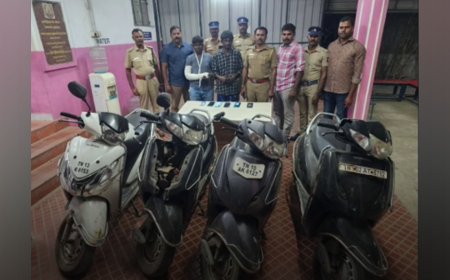 உல்லாச வாழ்க்கைக்காக தொடர் வழிப்பறி... போலீஸிடம் வசமாக சிக்கிய கொள்ளையன்...