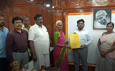 பள்ளிக்கு நிலம் வழங்கிய அமெரிக்க வாழ் தமிழர்...குவியும் பாராட்டு...