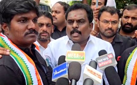 பிரதமர் வருகையை எதிர்த்து கறுப்புக்கொடி... காங்கிரஸாரை குண்டுக்கட்டாக கைது செய்த போலீஸ்!