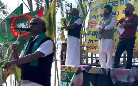 "விவசாயிகளை பாஜக அரசு ஏமாற்றுகிறது" - பஞ்சாப்பில் பி.ஆர்.பாண்டியன் பேச்சு!