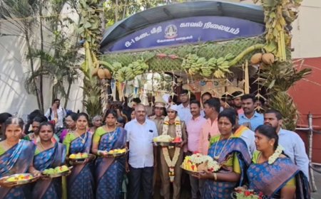 கோவை கோனியம்மன் கோயில் திருவிழா... சீர்வரிசை கொடுத்த காவல்துறையினர்..!